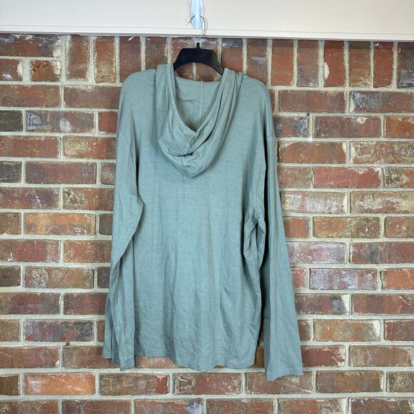 Alternative Women's Green Long Sleeve Hooded Sweatshirt Size XXL - Picture 2 of 8